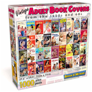 Vintage Adult Book Covers 1000 Piece Jigsaw Puzzle