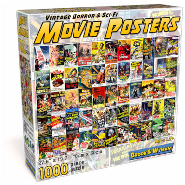 Vintage Horror & Sci-Fi Movie Posters 1000 Piece Jigsaw Puzzle