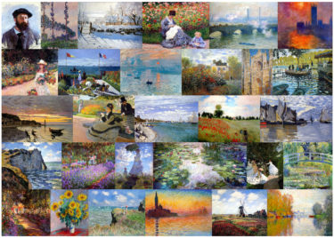 Claude Monet 1000 Piece Jigsaw Puzzle Image
