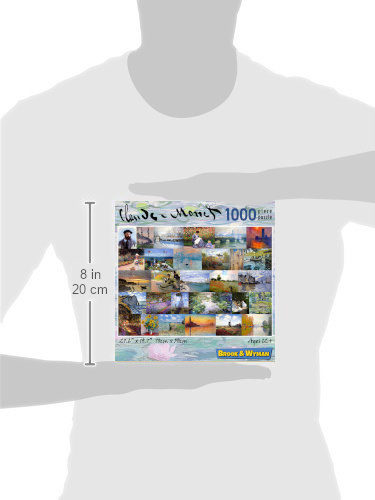 Claude Monet 1000 Piece Jigsaw Puzzle Scale Image