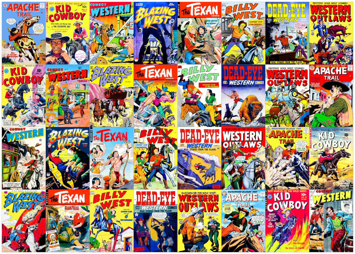 Collage: Marvel Trading Cards 1000 Piece Puzzle