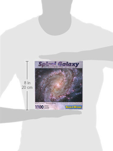 Spiral Galaxy 1000 Piece Jigsaw Puzzle Scale Image