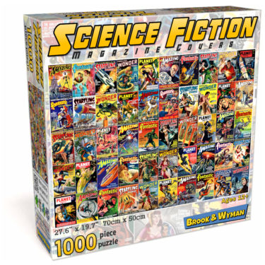 Science Fiction Magazine Covers 1000 Piece Jigsaw Puzzle
